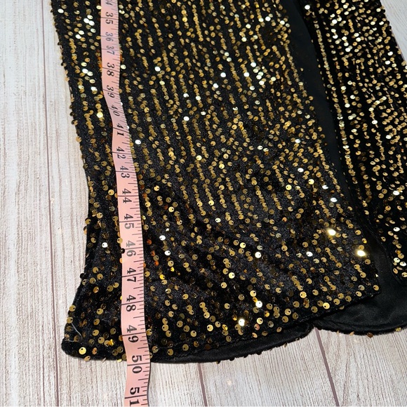 NWOT Gold Beaded Dress - Picture 14 of 14